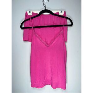 Victoria’s Secret pink pajama set size medium